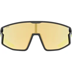 Uvex skyryse jr. Fietsbril kinderen - black-yellow mattt/mirror yellow