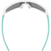 Uvex skyryse jr. Fietsbril kinderen - white-green/mirror silver