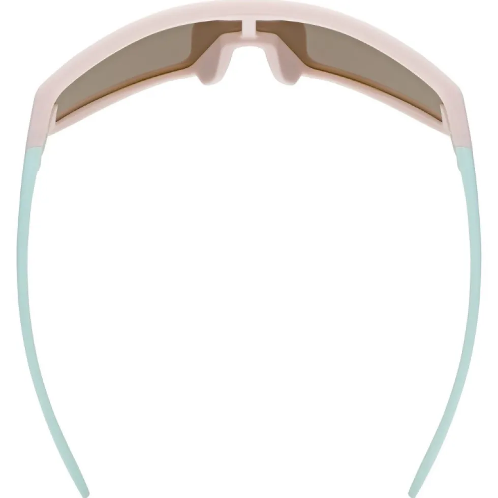 Uvex skyryse jr. Fietsbril kinderen - pink-green mattt/mirror pink