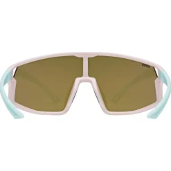 Uvex skyryse jr. Fietsbril kinderen - pink-green mattt/mirror pink