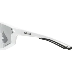 Uvex skyryse V Fietsbril - white matt/litemirror silver