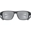 Uvex sportstyle 230 Fietsbril - black matt/litemirror silver