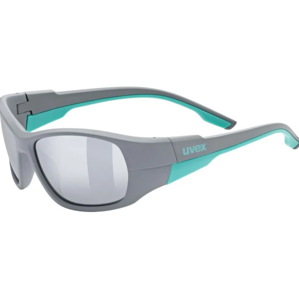 Uvex sportstyle 514 Kinderbril - grey matt/mirror silver