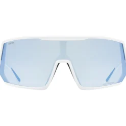Uvex sportstyle 235 V Bril - white matt/variomatic litemirror blue