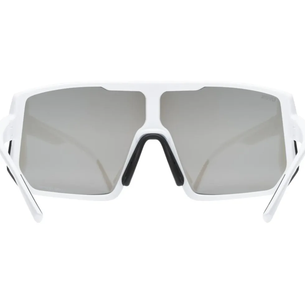 Uvex sportstyle 235 V Bril - white matt/variomatic litemirror blue
