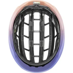 Uvex surge aero MIPS Fietshelm - wit - lila abrikoos mat