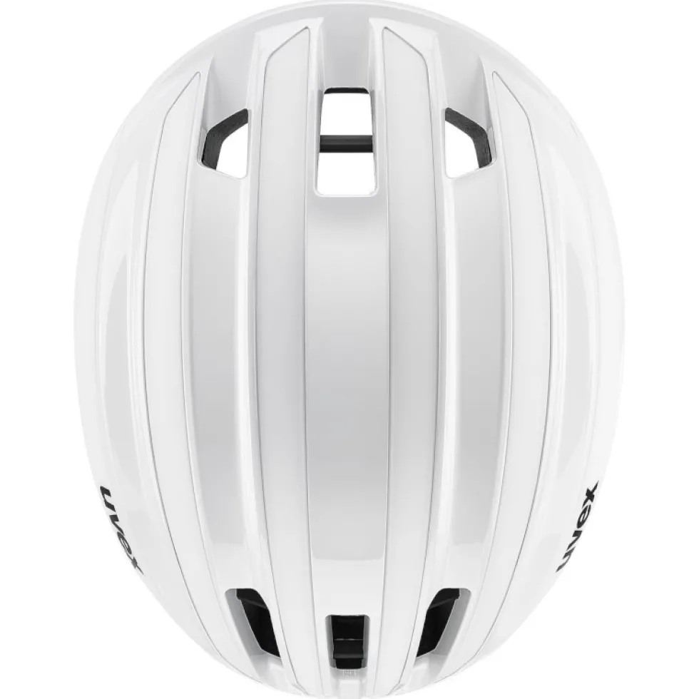 Uvex surge aero MIPS Fietshelm - wit - lila abrikoos mat