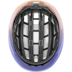 Uvex surge aero MIPS Fietshelm - wit - lila abrikoos mat