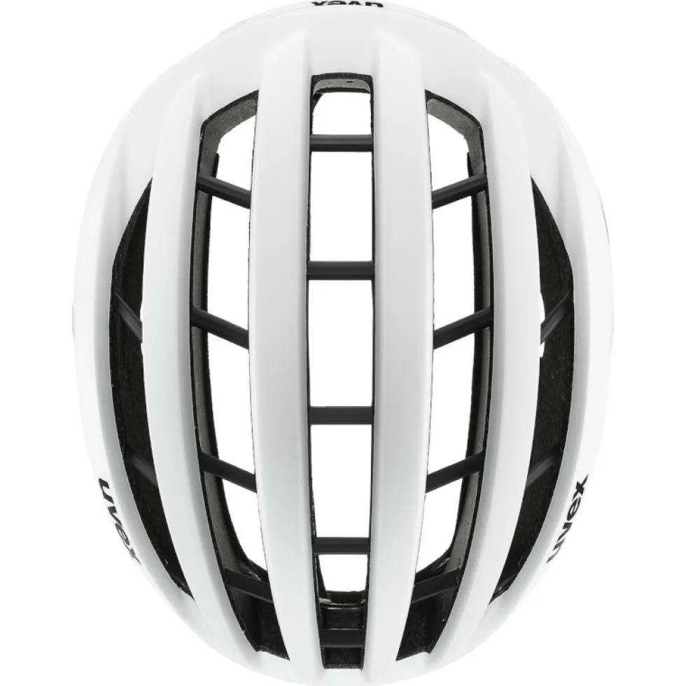 Uvex surge aero MIPS Fietshelm - wit - lila abrikoos mat
