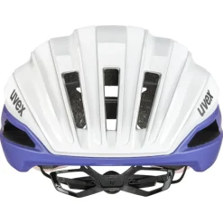 Uvex surge aero MIPS Fietshelm - wit - lila abrikoos mat