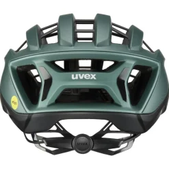 Uvex surge aero MIPS Fietshelm - zwart - saliegroen mat