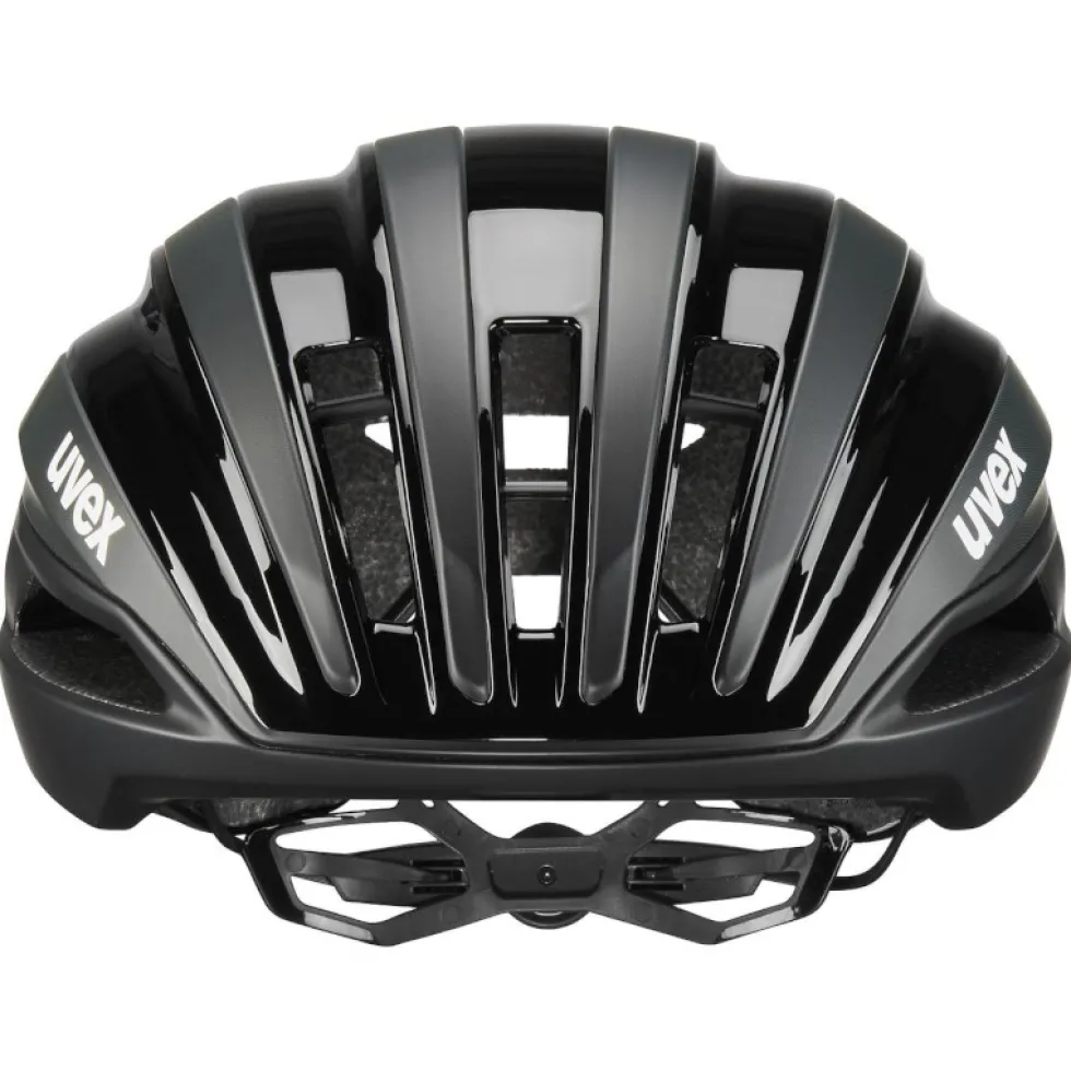 Uvex surge aero MIPS Fietshelm - zwart - saliegroen mat