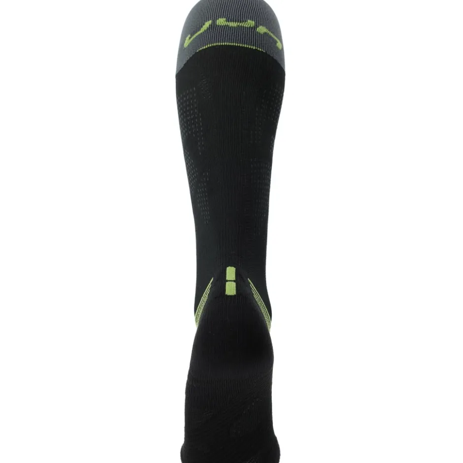 Sokken < UYN Run One Compressiesokken Heren - Black/Grey/Lime