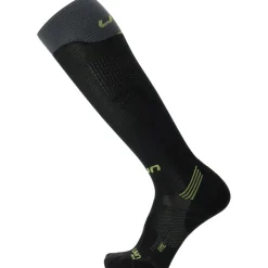 Sokken < UYN Run One Compressiesokken Heren - Black/Grey/Lime