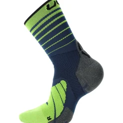 Sokken < UYN Runner's Five Sokken Heren - Blue/Yellow Fluo