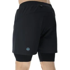 UYN Running Exceleration Performance 2in1 Shorts Heren - Black/Cloud