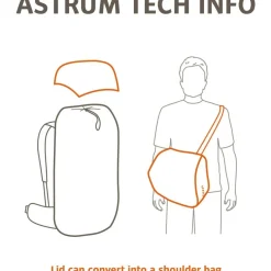 Vaude Astrum 55+10L Rugzak Dames - eclipse