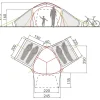 Tenten, Tarps & Hangmatten < Vaude Badawi 4P Tent - sand