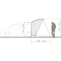 Vaude Drive Trunk Tent - linen