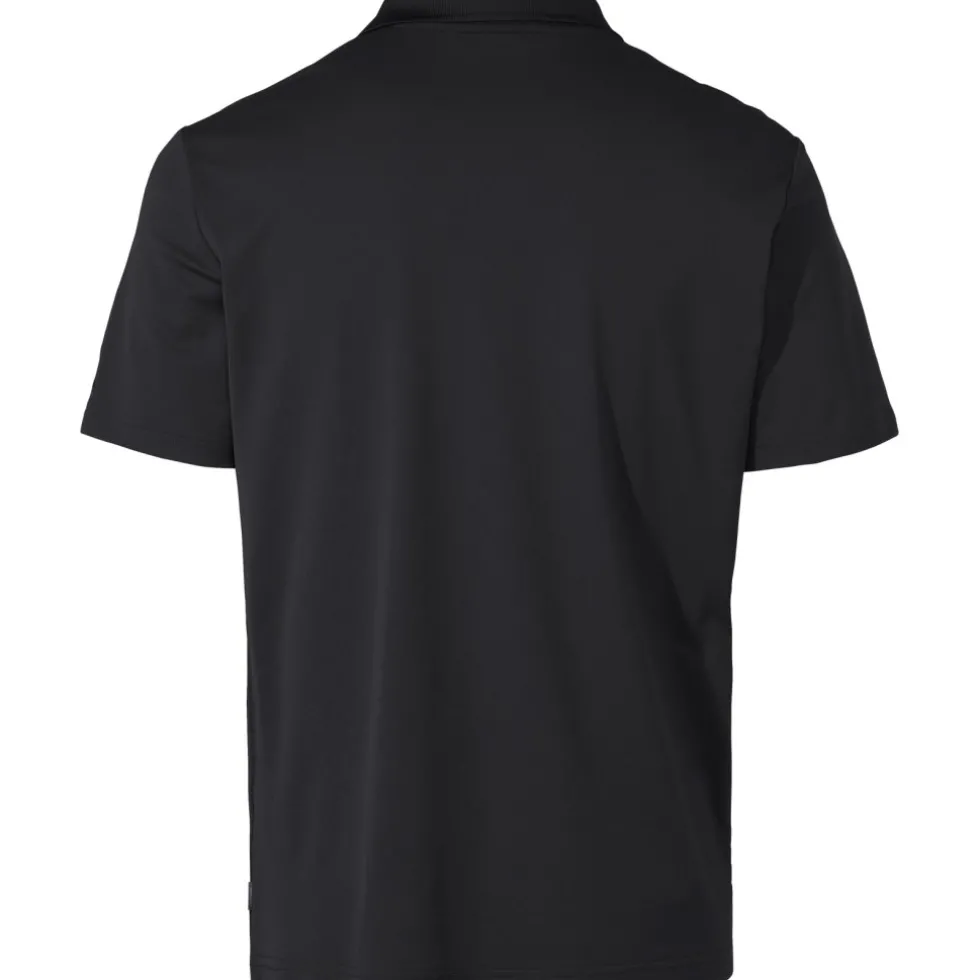 Vaude Essential Poloshirt Heren - zwart