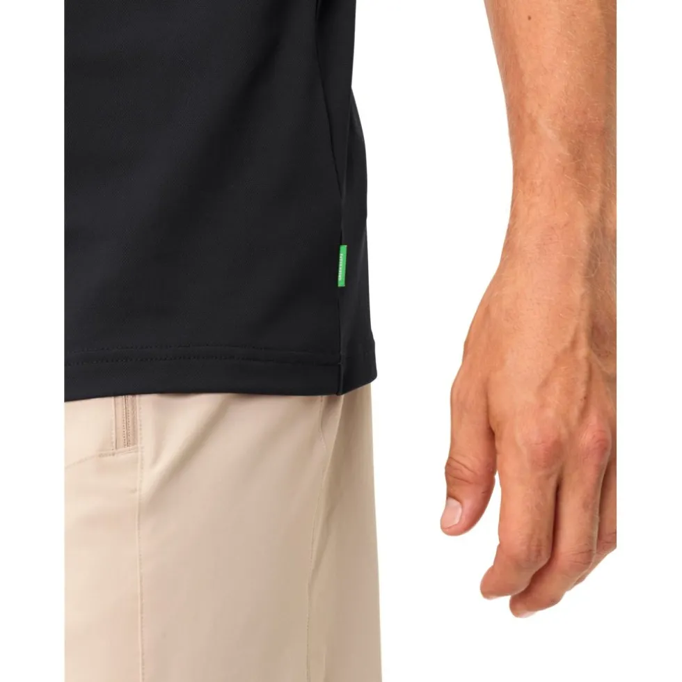 Vaude Essential Poloshirt Heren - zwart