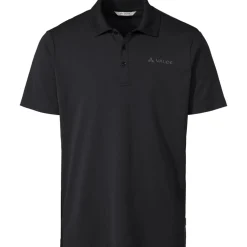 Vaude Essential Poloshirt Heren - zwart