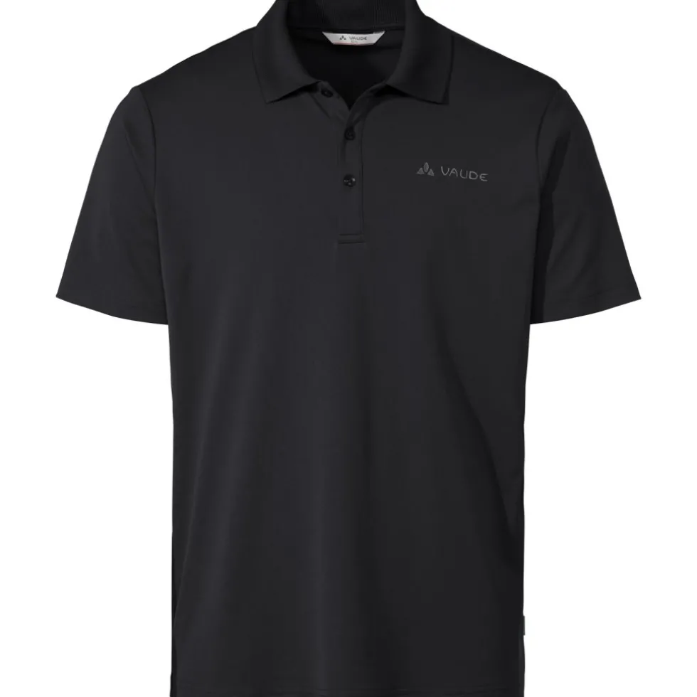 Vaude Essential Poloshirt Heren - zwart