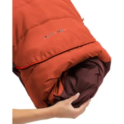 Slaapzakken < Vaude Kobel Adjust 500 II SYN Jongere Slaapzak - Zip left - dark cherry
