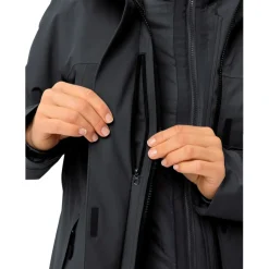 Jacks < Vaude Neyland 3in1 Jas Dames - zwart