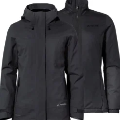 Jacks < Vaude Neyland 3in1 Jas Dames - zwart