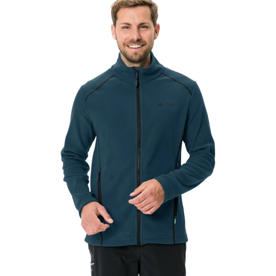 Jacks < Vaude Rosemoor II Feece Jas Heren - dark sea
