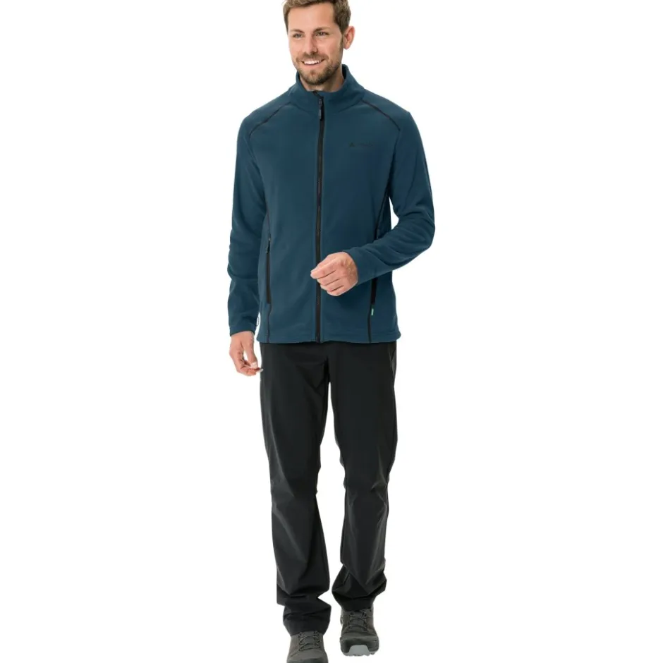 Jacks < Vaude Rosemoor II Feece Jas Heren - dark sea
