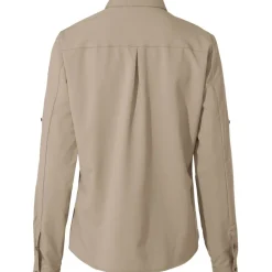 Vaude Rosemoor IV Shirt met Lange Mouwen Dames - linen