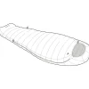 Vaude Rotstein 450 DWN Slaapzak - Rits Links - navy