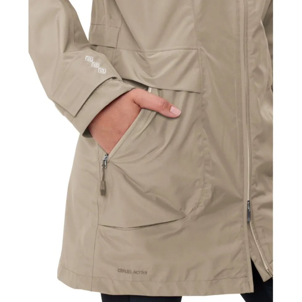 Vaude Skomer II Parka Dames - linen