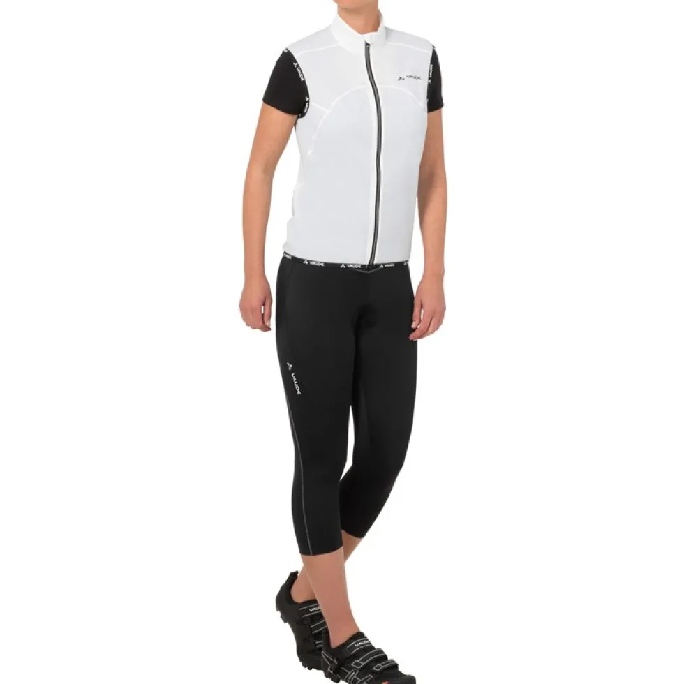 Vaude Active 3/4 Fietsbroek Dames - zwart uni