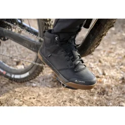 Vaude Am Moab Mid STX II Platte pedaal Schoenen Heren - phantom black