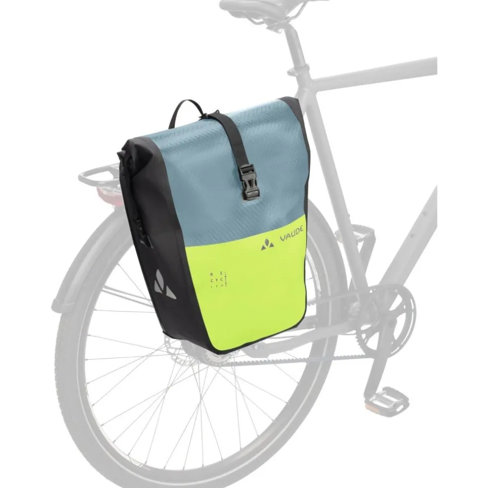 Vaude Aqua Back Color Fietstas (rec) (Paar) - 2x24L - nordic blue/bright green