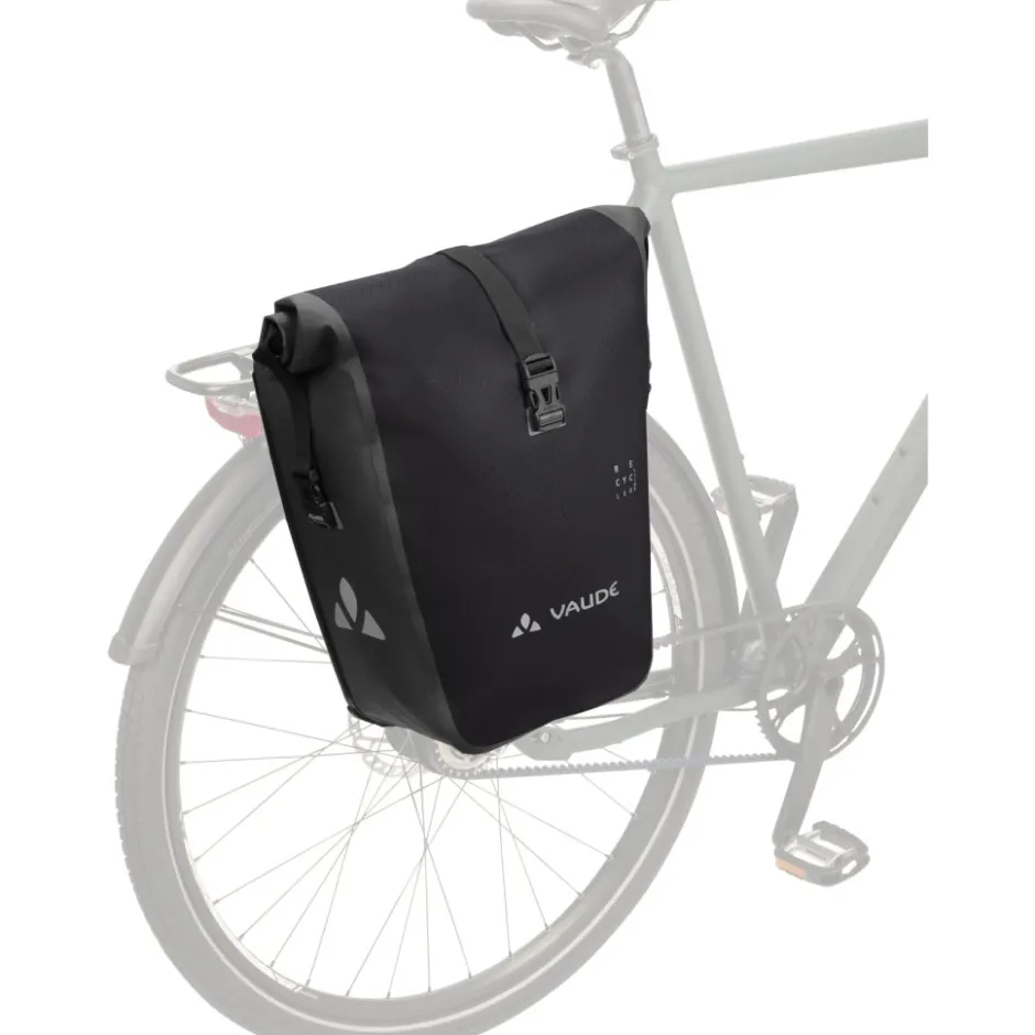 Bagagedragertassen < Vaude Aqua Back Single Fietstas (rec) - 24L - zwart