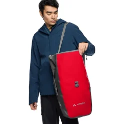 Vaude Aqua Back Single Fietstas - 24L - rood