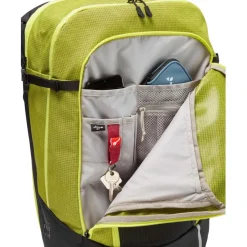 Vaude Cycle II Luminum 28L Rugzak + Fietstas - bright green