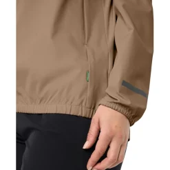 Windjacks < Vaude Cyclist Air Jas Dames - oat