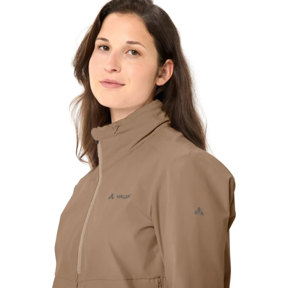 Windjacks < Vaude Cyclist Air Jas Dames - oat