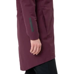 Winterjassen < Vaude Cyclist II Parka Gewatteerd Dames - cassis