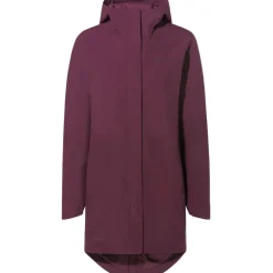 Winterjassen < Vaude Cyclist II Parka Gewatteerd Dames - cassis