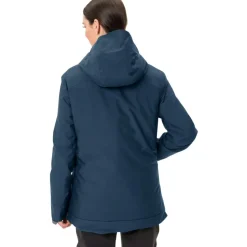 Winterjassen < Vaude Cyclist Warm Regenjas Dames - dark sea