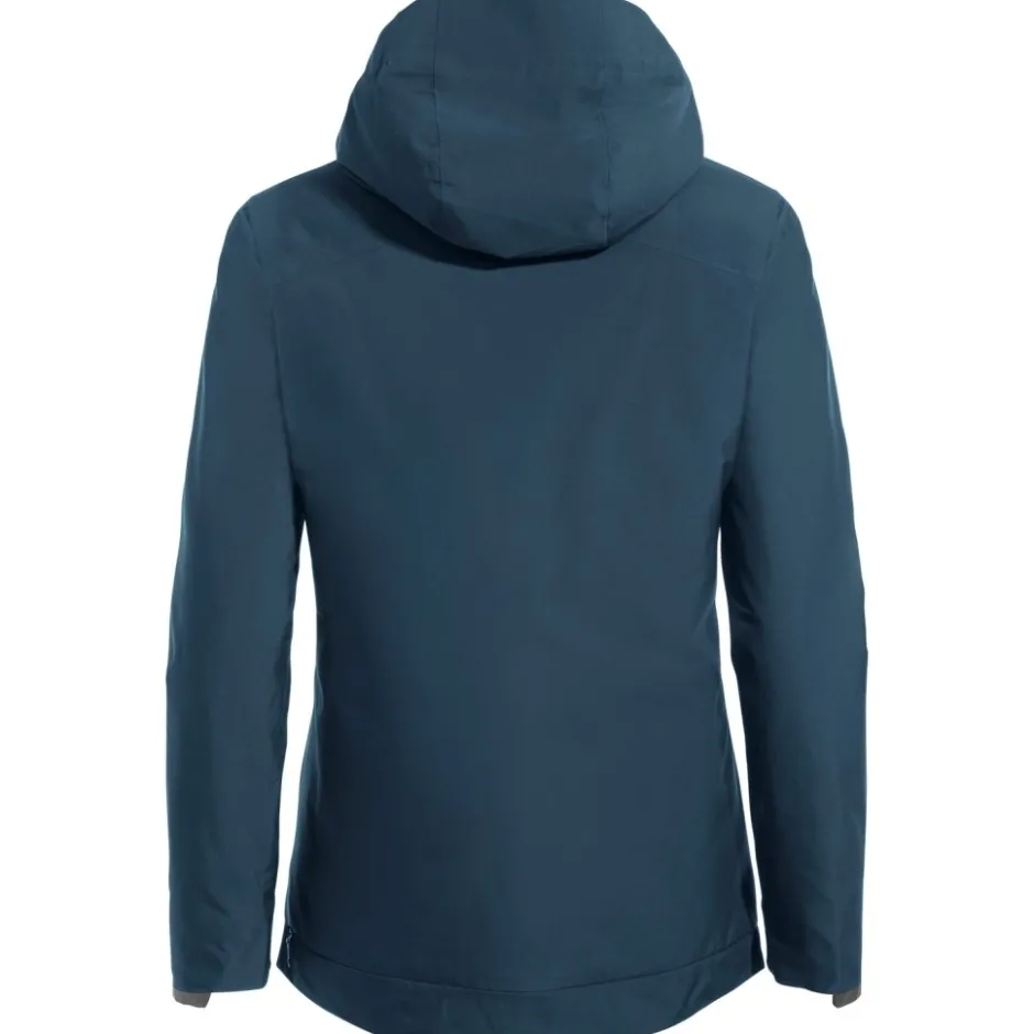 Winterjassen < Vaude Cyclist Warm Regenjas Dames - dark sea