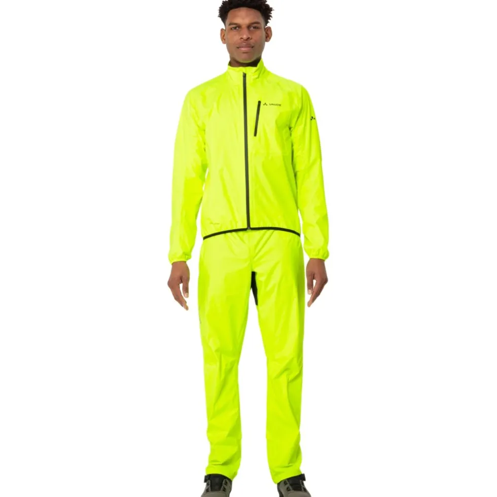 Vaude Drop III Regenjas Heren - neon yellow/neon yellow