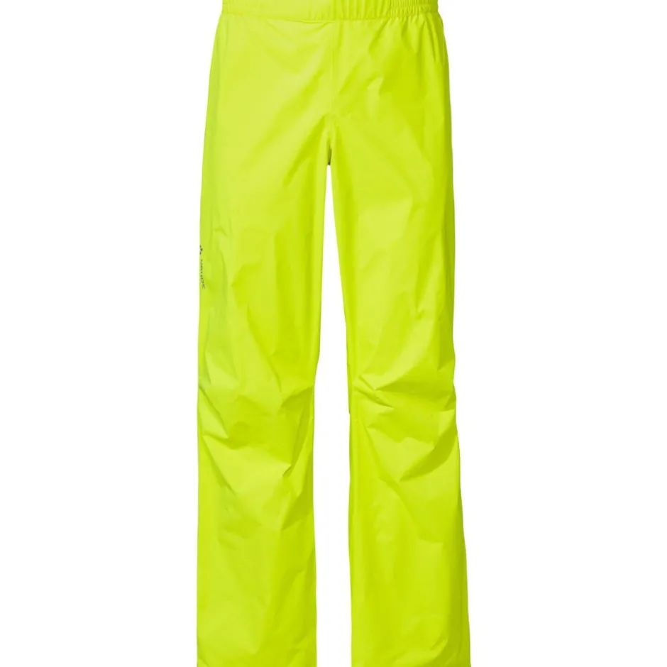 Regenbroeken < Vaude Drop II Regenbroek Heren - Regular - neon yellow uni
