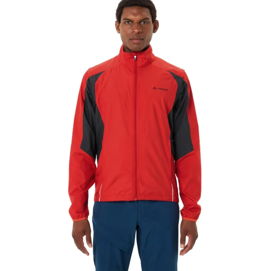 Windjacks < Vaude Dundee Caic Zip-Off Ja Heren - ar red